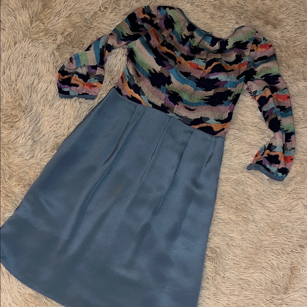 Marc Jacobs Multicolor Patterned Midi Dress - Picture 6 of 7